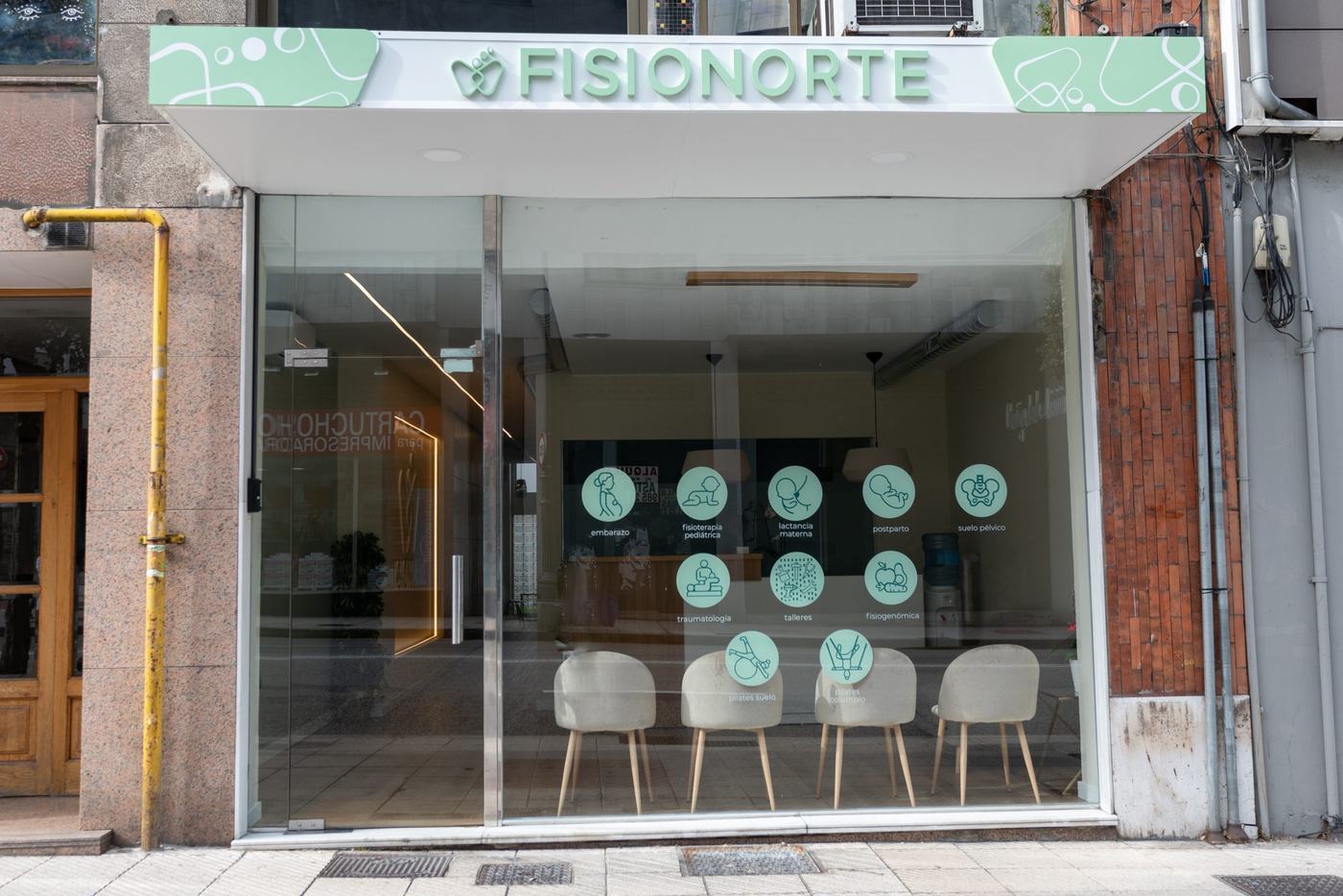 Fachada de Fisionorte en General Elorza